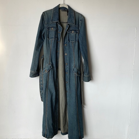 DKNY long Jean jacket dress - Picture 2 of 3